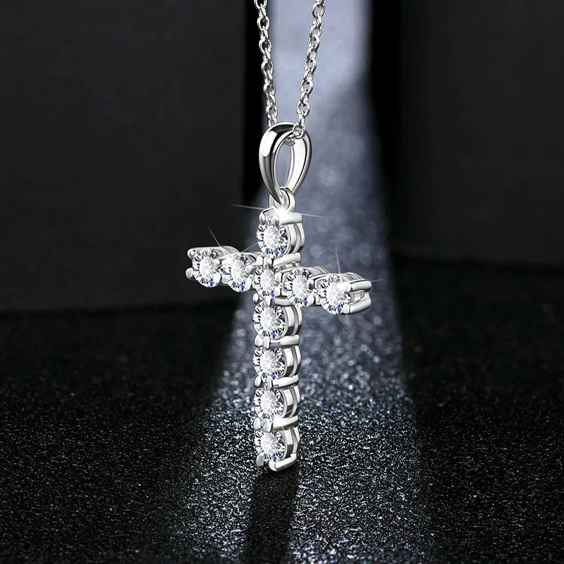 The Eternal Cross | BENYSE | Moissanite & 925 Sterling Silver