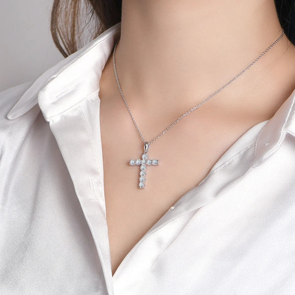 The Eternal Cross | BENYSE | Moissanite & 925 Sterling Silver