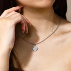 The Riviera Clover | BENYSE | Pavé Moissanite & 925 Sterling Silver