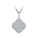 The Riviera Clover | BENYSE | Pavé Moissanite & 925 Sterling Silver