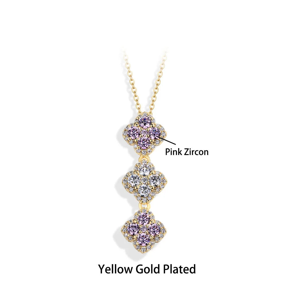 The Monaco Triple Clover | BENYSE | Moissanite & 925 Sterling Silver